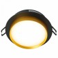 Светильник встраиваемый Feron DL507 потолочный GX53 черный + золото круг 51356