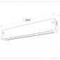 Трековый светодиодный светильник Ambrella Light Track System Magnetic 220V GL1302