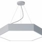 Подвесной светодиодный светильник Geometria ЭРА Hexagon SPO-121-W-40K-038 38Вт 4000К белый Б0050550