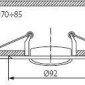 Точечные светильники Kanlux HORN CTC-3115-SN/N 2831