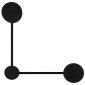 Накладной светильник Wolta Molecule WSL-GX53/13E