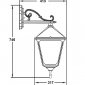 Настенный фонарь уличный QUADRO XL 79902XL 02C Bl