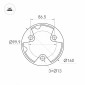 Наземный высокий светильник Arlight LGD-LANDMARK-BOLL 047691