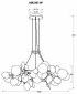 Подвесная люстра MyFar Flavia MR2301-9P
