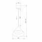 Подвесной светодиодный светильник Elektrostandard Conus 50316 LED a069335