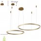 Подвесной светодиодный светильник Crystal Lux Fortuna SP123W Led Gold