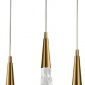 Подвесной светильник DeLight Collection OD2438 OD2438-3 gold/clear