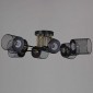 Потолочная люстра Reluce 38460-0.3-08 BK+COPPER