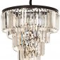 Подвесная люстра Helix KR0262P-10 black/clear