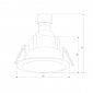 Встраиваемый светильник Elektrostandard 25059/01 a069721