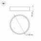 Потолочный светодиодный светильник Arlight SP-Tor-Pill-R500-35W Warm3000 022999(2)
