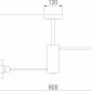 Потолочная люстра Eurosvet Arcada 70127/8 хром