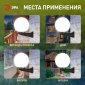 Уличный настенный светильник ЭРА НБУ 01-60-251