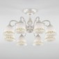Потолочная люстра Eurosvet Campina 60107/8 белый с золотом