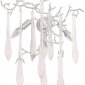 Настенный светильник Crystal Lux REINA AP3 SILVER PATINA