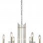 Подвесная люстра Crystal Lux AURELIO SP6 GOLD+CHROME/TRANSPARENT