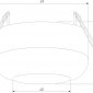 Точечный светильник Onde 25088/LED