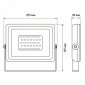 Настенно-потолочный прожектор Jazzway  PFL-30W RGB BL IP65