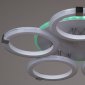 Потолочная люстра Reluce 06319-3.3-05 WH+CR (RGB)