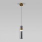 Подвесной светильник Eurosvet Lumen 50244/1 LED латунь/дымчатый