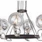 Подвесная люстра Lumina Deco Marseo LDP 9110-6 BK+CHR