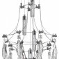 Подвесной светильник Odeon Light Flamenco 6699/35L