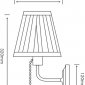 Бра Arte Lamp Marriot A5039AP-1AB