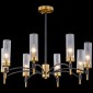 Подвесная люстра Illumico IL5177-8PLS-29 BRASS TUBO