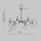 Потолочная люстра Maytoni Museo MOD436PL-07BS