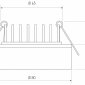 Встраиваемый светильник Elektrostandard  a032751