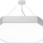 Подвесной светодиодный светильник Geometria ЭРА Hexagon SPO-122-W-40K-066 66Вт 4000К белый Б0050552