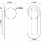 Настенный светильник MyFar July MR2000-1W
