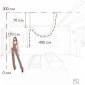 Подвесной светильник Loft IT Thread 10388C Brass