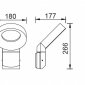 Настенный светильник уличный Oasis Light W6163S