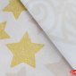 Желтое постельное белье «STAR'S», поплин, полутороспальное