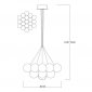 Подвесная люстра Globo 162FL-61919