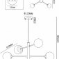 Потолочная люстра MyFar Solve MR1320-4P
