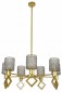 Люстра на штанге Indigo Preda 13025/7R Gold