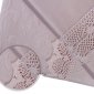 Розовое постельное белье с покрывалом «ELITE SET» NEW из сатина, евро