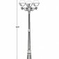 Наземный фонарь Oasis Light 88109 B Bl