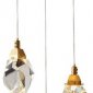 Подвесной светильник DeLight Collection Crystal rock II 9701P/3R brass