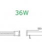 Уличный светодиодный светильник Horoz Regal 36W амбер 109-001-0036