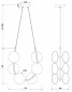 Подвесная люстра Freya Perlina FR4005PL-06B2