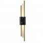 Настенный светодиодный светильник Crystal Lux CARTA AP6W LED BLACK/BRASS