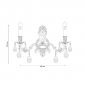 Бра Lucia Tucci Firenze W141.2 Cream White