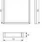 Светодиодная панель Kanlux AVAR 6060 40W-NW 26770