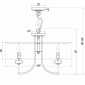 Подвесная люстра Maytoni Elegant Arm006 ARM006PL-06G