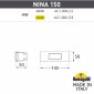Встраиваемый светильник уличный Fumagalli Nina 6C1.000.000.LYJ1L