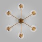 Потолочная люстра Eurosvet Spritz 70217/6 латунь