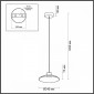 Подвесной светильник Odeon Light Saucer 5055/9LA